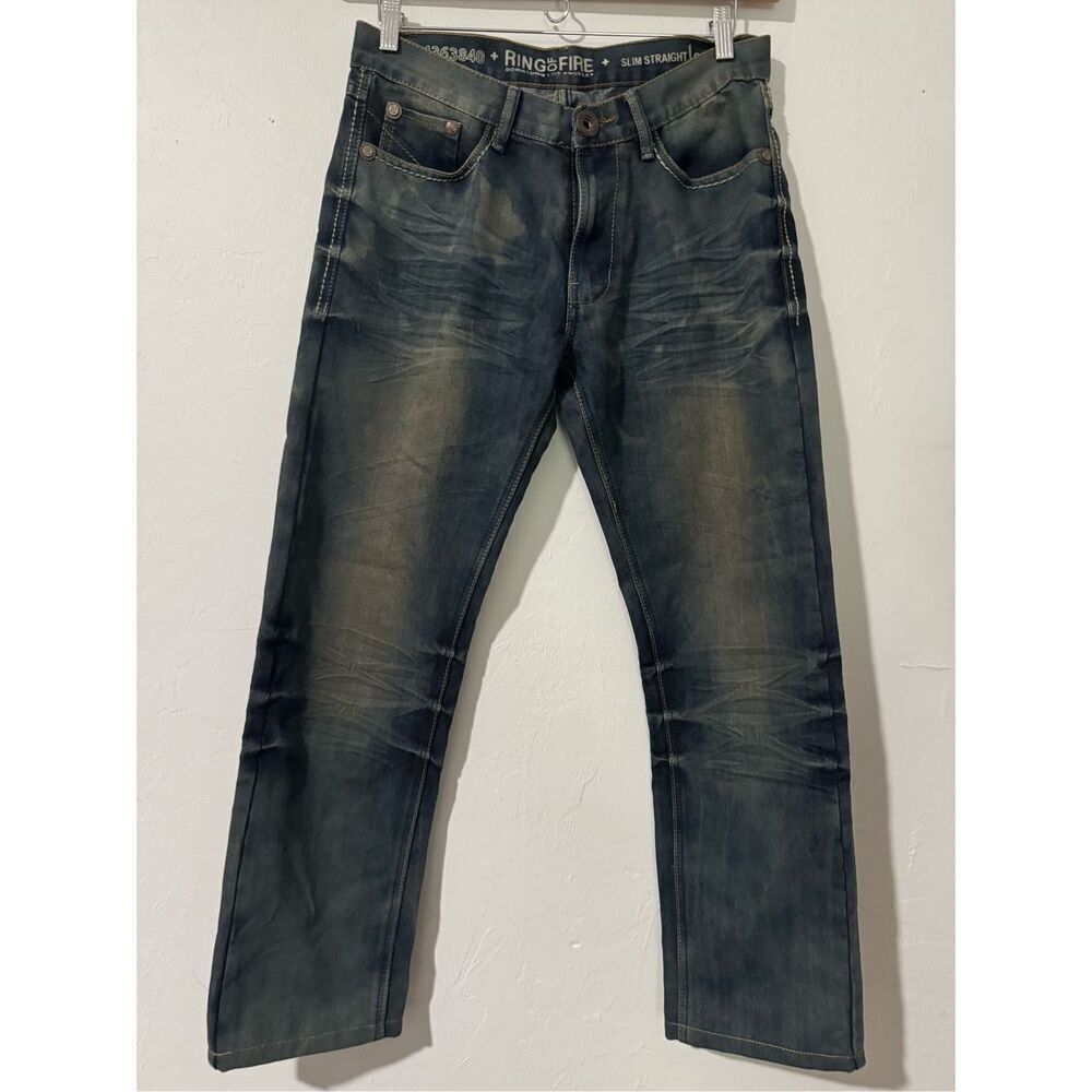 Ring of Fire slim straight Gage st jeans 32x34